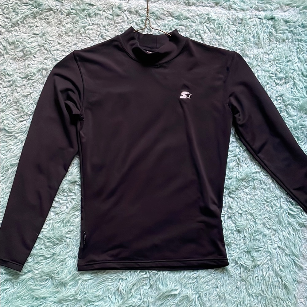 Star-Fit Thermal Black Long Sleeve Shirt